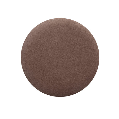Dex round ottoman viewed from forty-five degree angle