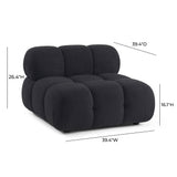 Calliope Performance Modular Armless Chair - View 25