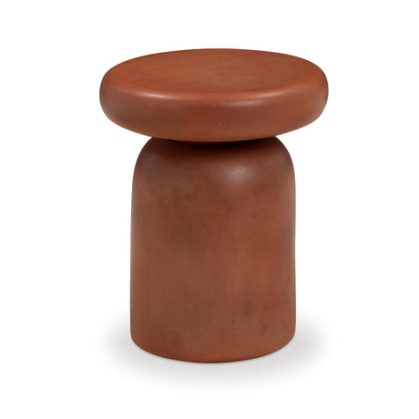 Lydia Concrete Indoor/Outdoor Side Table - View 1