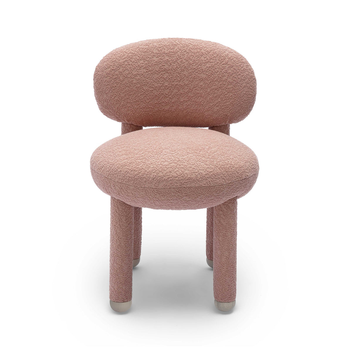 Manu Performance Fabric Side Chair contextual view in bright natural daylight room