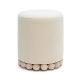 Dex plush ottoman highlighting resilient foam cushioning