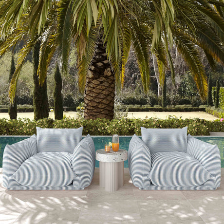Saint Tropez Stuffed Indoor/Outdoor Armchair - View 20