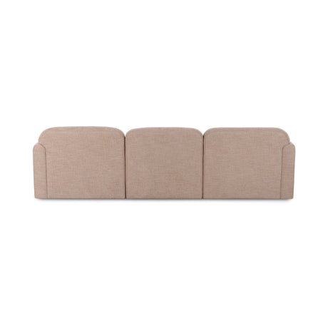 Gorge modular sofa modules shown separated into versatile seating blocks