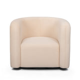 Curves Performance Velvet Swivel Accent Chair - View 18