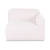 Gorge Modular Corner Chair tan fabric front view