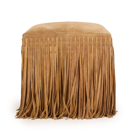Three quarter perspective showing clean geometric shape of the Daphne ottoman