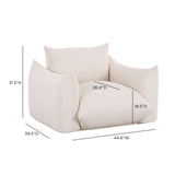 Saint Tropez Stuffed Indoor/Outdoor Armchair - View 12
