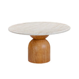 Cynthia 54" Concrete Indoor/Outdoor Dining Table - View 3