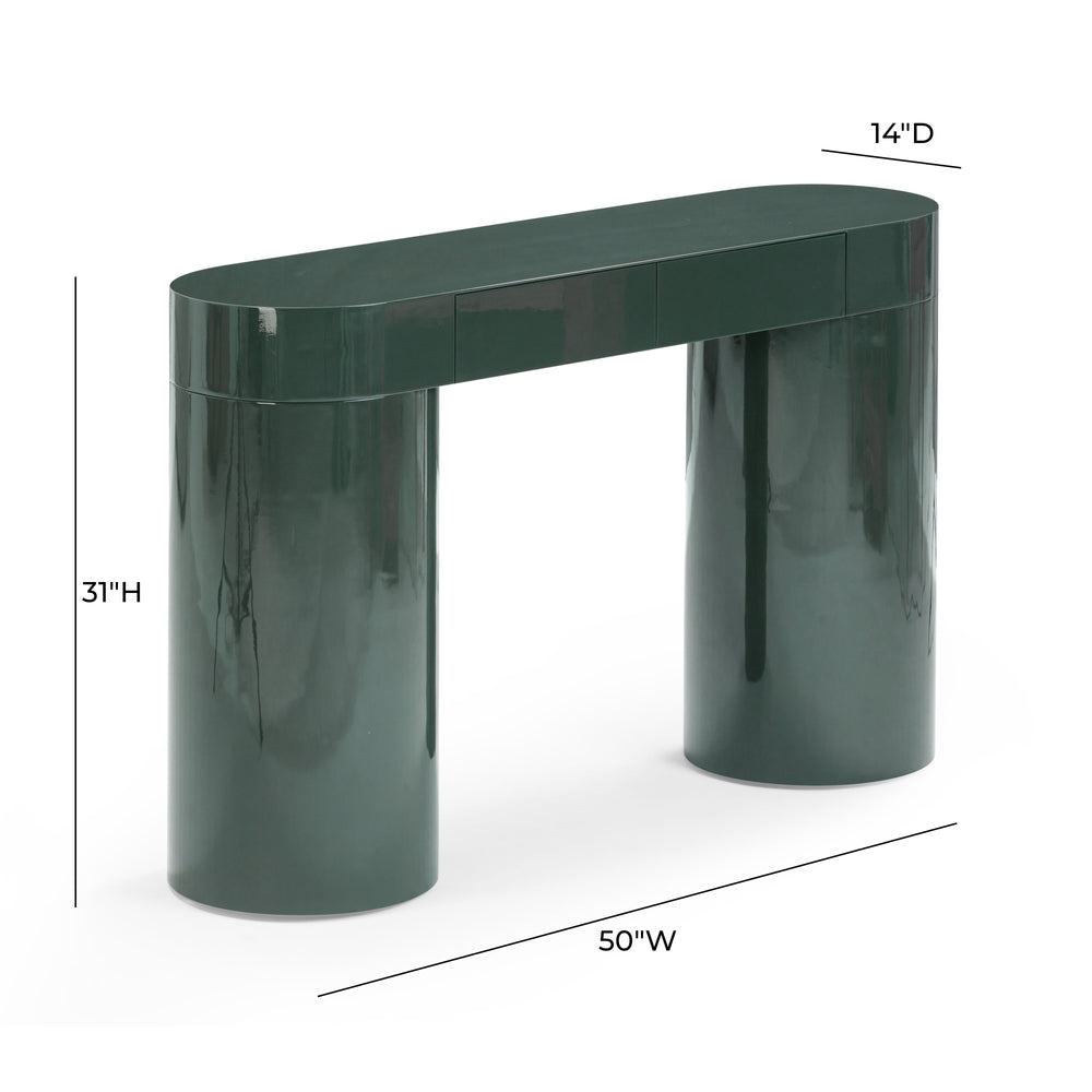 Mira 50" High Gloss Console Table dimensions