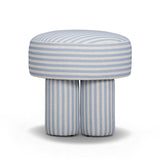 Masha Linen Accent Stool - View 4