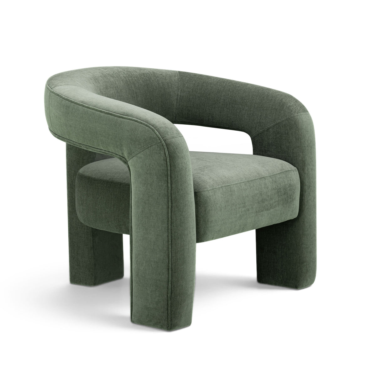 Malone Accent Chair in executive office reading nook configuration