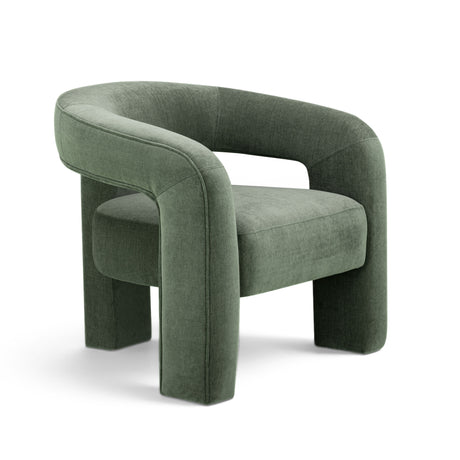 Malone Accent Chair in executive office reading nook configuration