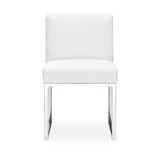 Pensel Dining Chair in Cream textured fabric finish displayed against a neutral interior backdrop