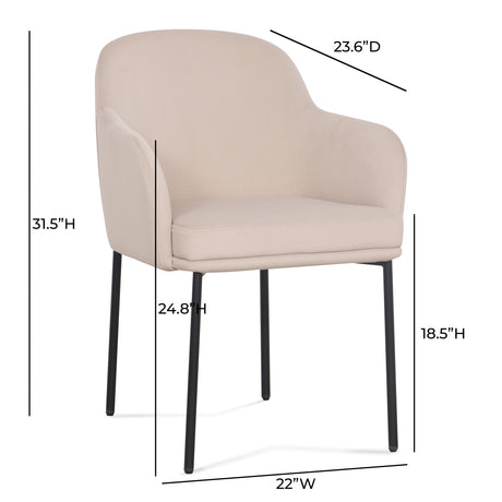 Sydney Performance Velvet Armchair - Set of 2 - View 16