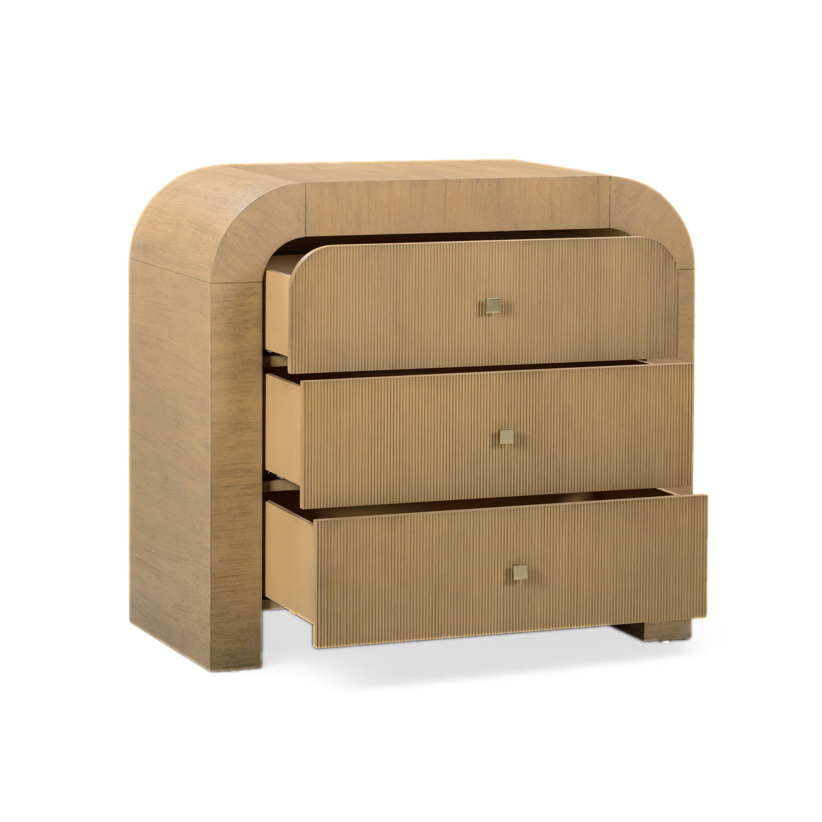 Drawer slide-out extension showing anti-drop safety stop mechanism