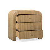 Drawer slide-out extension showing anti-drop safety stop mechanism