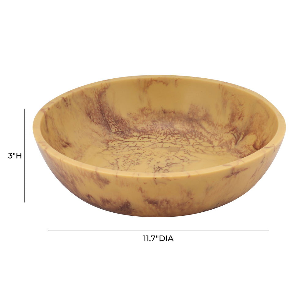 Mera Resin Serving Bowl dimensions