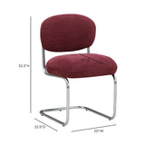 Becky Performance Chenille Chair ambient lifestyle view in minimalist interior space