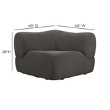 Zenith Contract-Grade Upcycled Fabric Corner Wedge - View 16