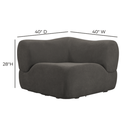Zenith Contract-Grade Upcycled Fabric Corner Wedge - View 16