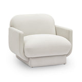 Azalea Performance Velvet Accent Chair front elevation view