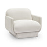 Azalea Performance Velvet Accent Chair front elevation view