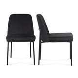 Sydney Performance Velvet Dining Chair - Set of 2 - View 1