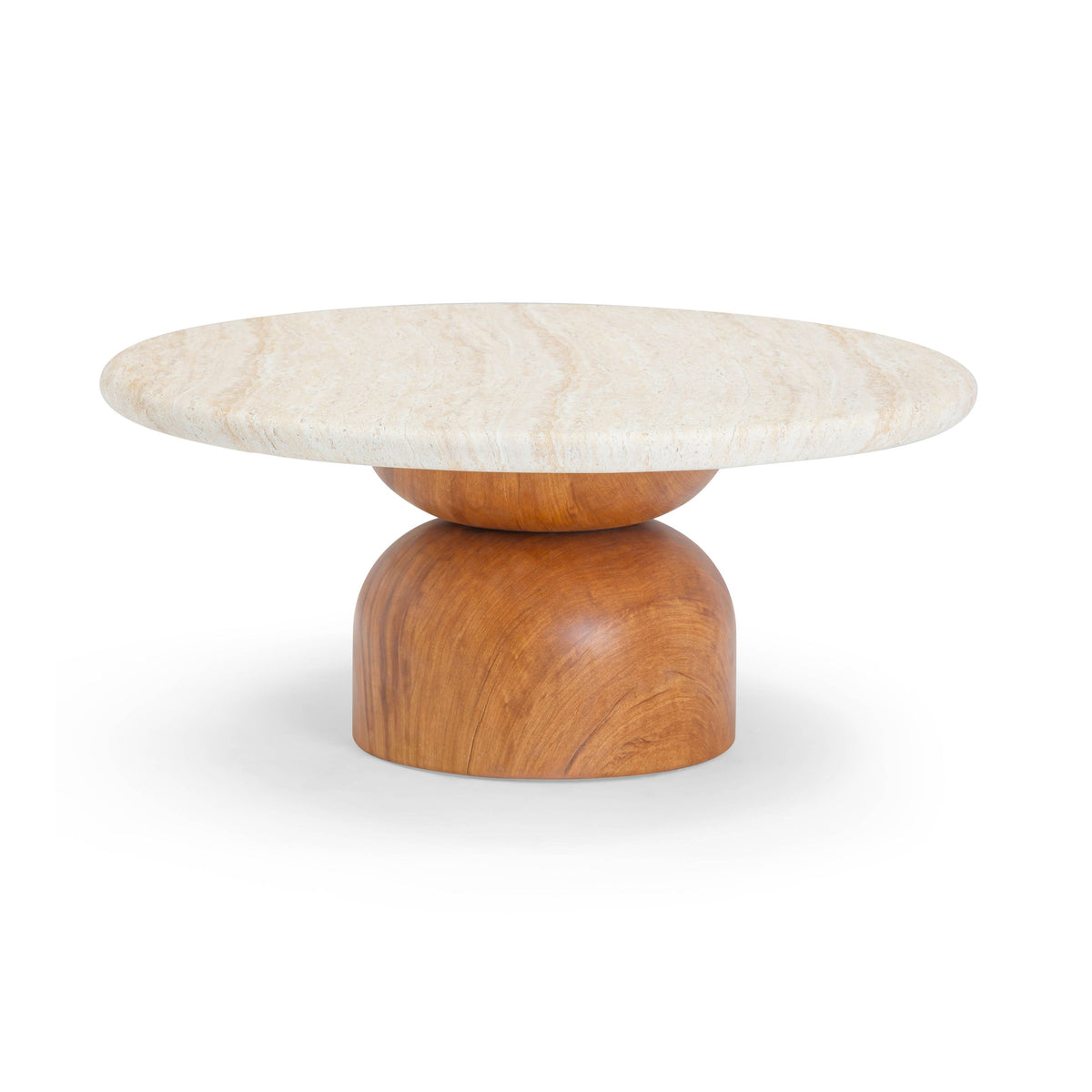 Cynthia 36" Concrete Indoor/Outdoor Coffee Table - View 1