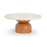 Cynthia 36" Concrete Indoor/Outdoor Coffee Table - View 2