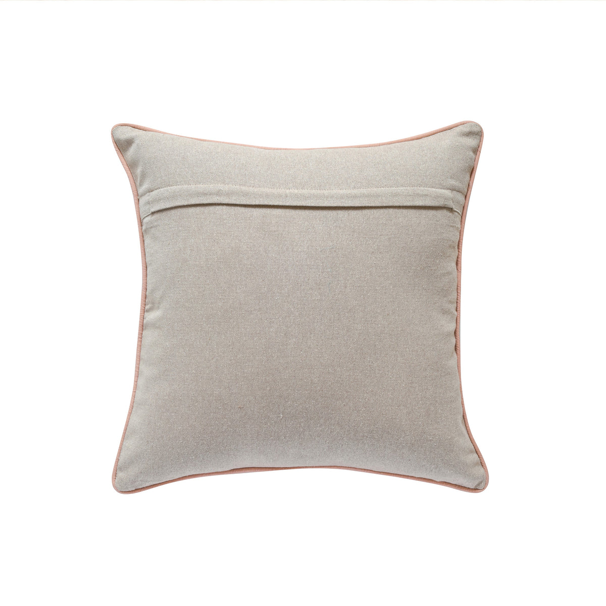 Taman 20" Natural Cotton Throw Pillow - View 4