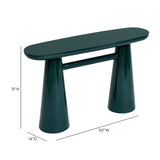 Studio product shot of Baila 50-inch glossy lacquer console table