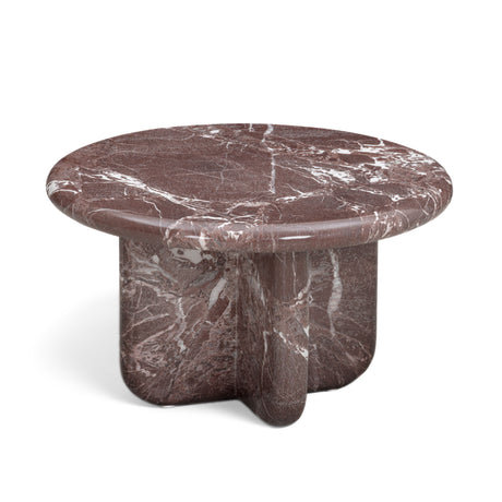 Juju Faux Marble Indoor/Outdoor Round Coffee Table (24"-32") - View 4