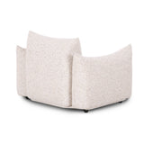 Saint Tropez Nubby Fabric Armchair in Sand - View 5