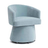 Kristen Rolling Desk Chair in Green rear barrel angle