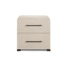 Marissa 22-inch 2-drawer nightstand in washed ash finish front perspective