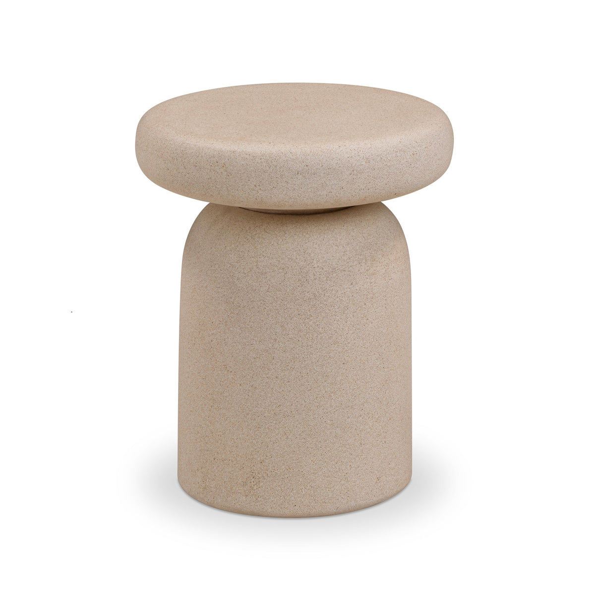 Lydia Concrete Indoor/Outdoor Side Table - View 21