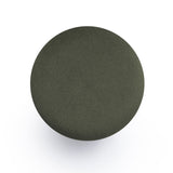 Dex round footrest elevation view from floor level