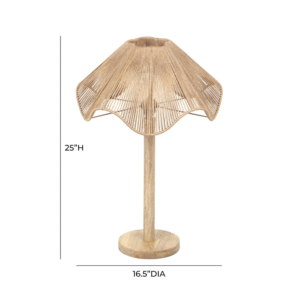 Jula Natural Jute Table Lamp dimensions