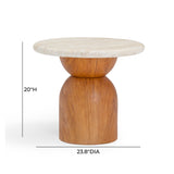 Cynthia Concrete Indoor/Outdoor Side Table - View 8