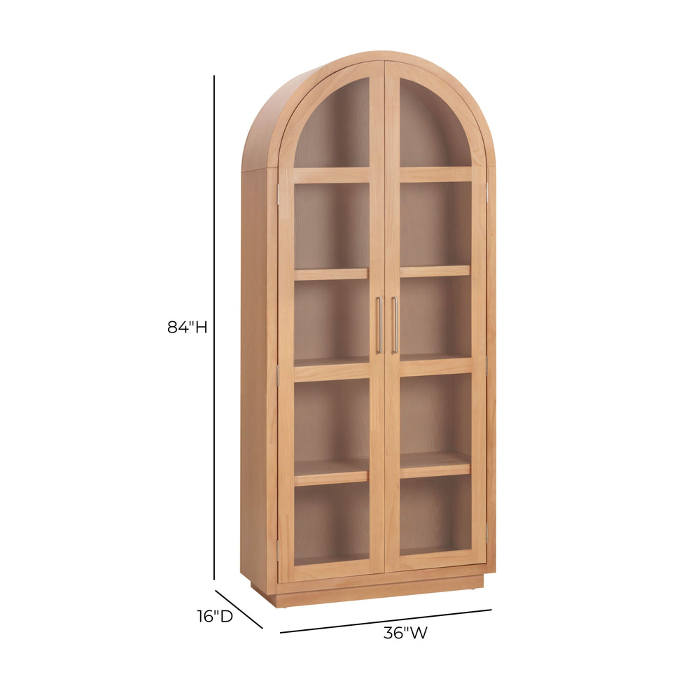 Marlow Wood Display Cabinet dimensions