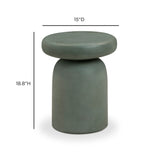 Lydia Concrete Indoor/Outdoor Side Table - View 20