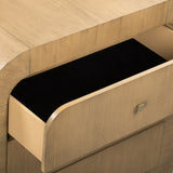 Pair of Hump 38-inch bedside chests flanking a king platform bed