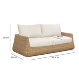 Dana 85" Outdoor Sofa - View 7