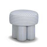 Masha Linen Accent Stool - View 2