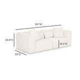 Tarra 86" Modular Loveseat - View 6