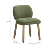 Foxy Performance Fabric Dining Chair - View 14