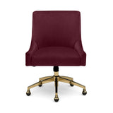 Beatrix Performance Velvet Office Swivel Chair - View 2
