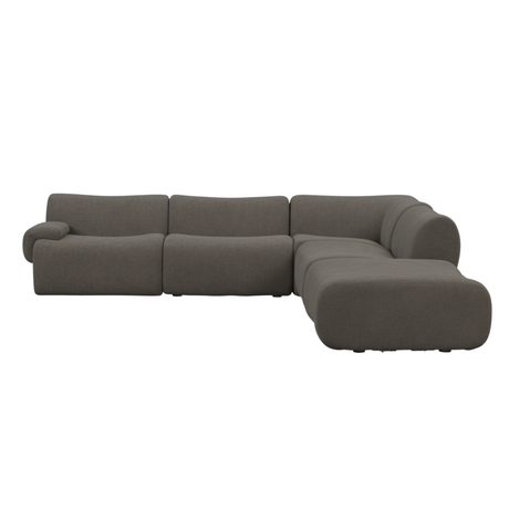 Zenith 5-Piece Contract-Grade Upcycled Fabric Modular Sectional - View 20