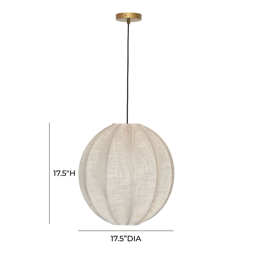 Elliana Off-White Pendant Lamp dimensions