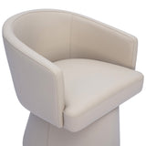 Kristen Rolling Desk Chair styled in contemporary home office setting